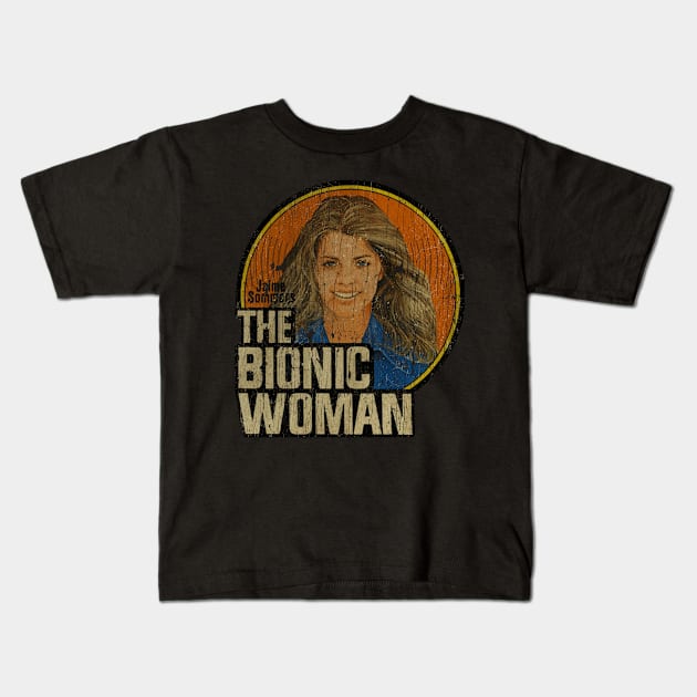 The Bionic woman Kids T-Shirt by manganto80s